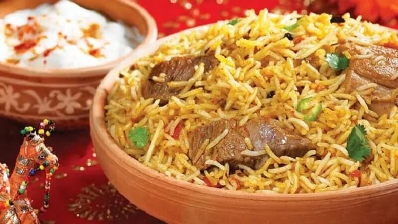 list of biryani