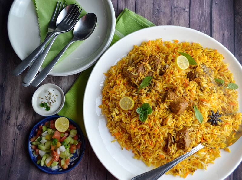 types of biryani