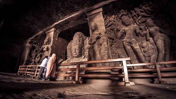 Famous Caves near and in Mumbai - Elephanta Caves