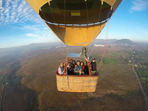 adventure sports in Maharashtra - Hot Air Balloon Safari